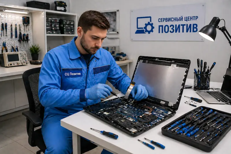 Замена шлейфа матрицы ноутбука в посёлке Электроугли