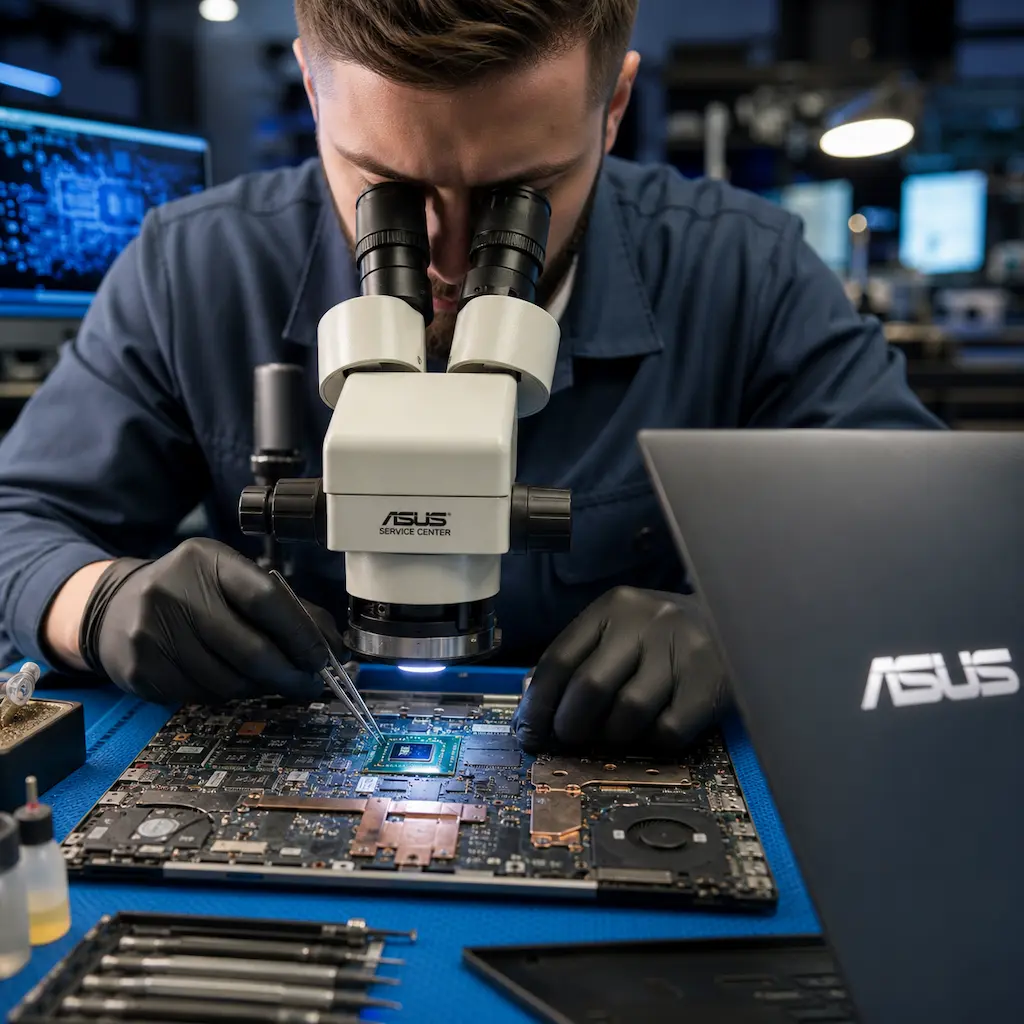Замена видеокарты ноутбука Asus в посёлке Электроугли