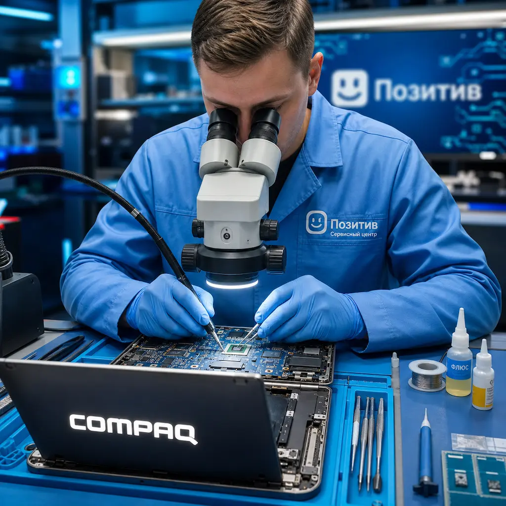 Замена видеокарты ноутбука Compaq в посёлке Электроугли