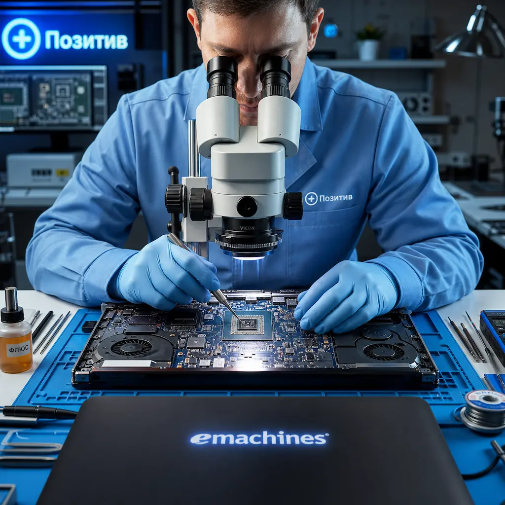 Замена видеокарты ноутбука Emachines в посёлке Электроугли