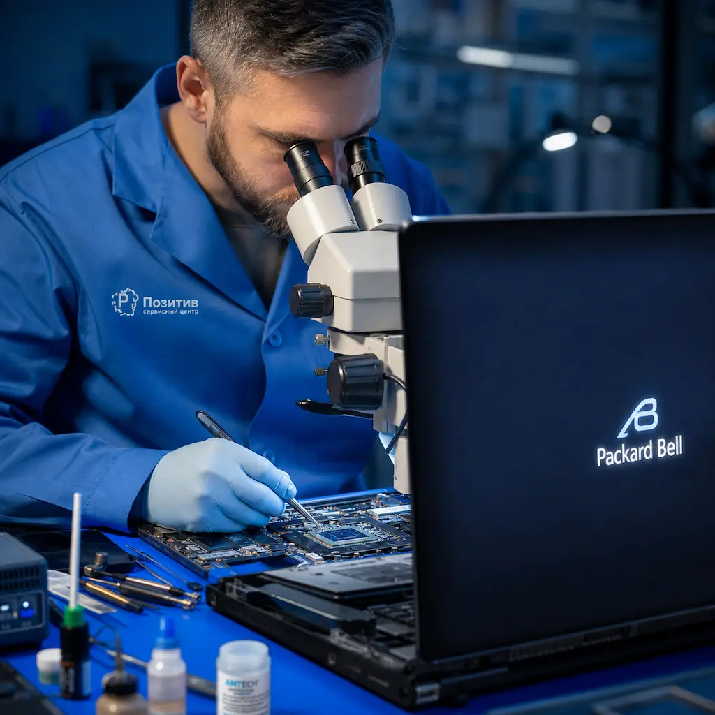 Замена видеокарты ноутбука Packard Bell в посёлке Электроугли