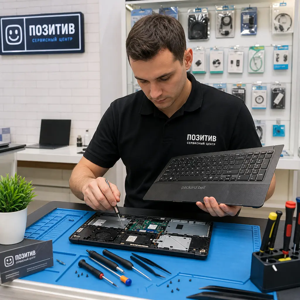 заменить клавиатуру на ноутбуке Packard Bell в посёлке Электроугли