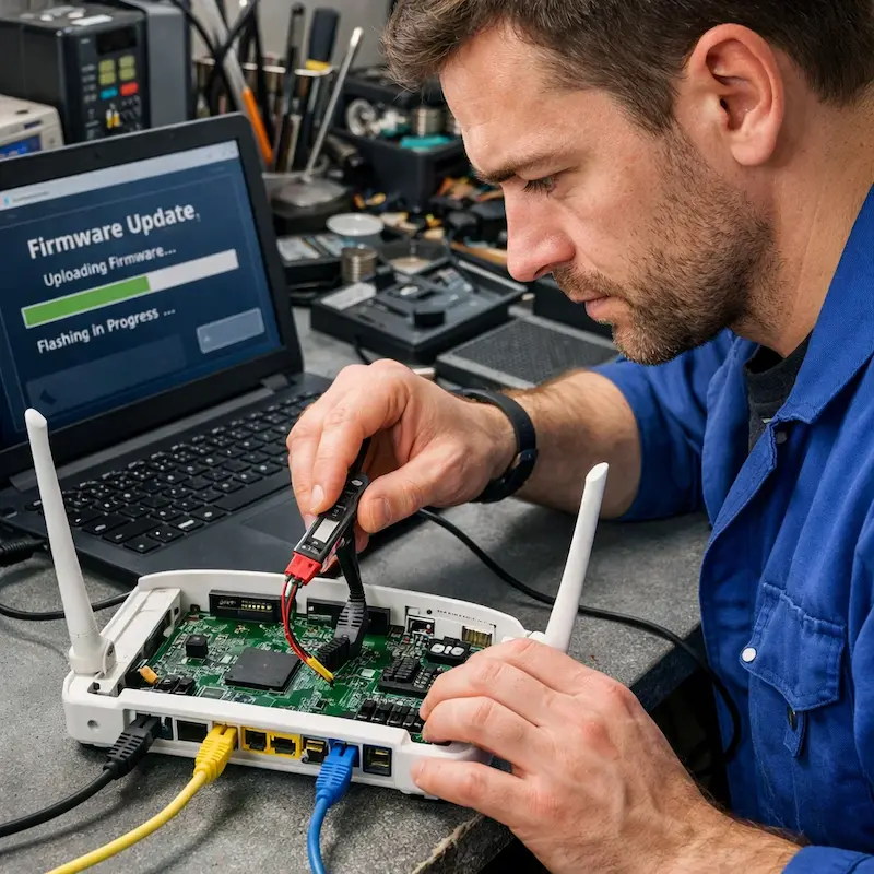 Обновление прошивки роутера в посёлке Электроугли