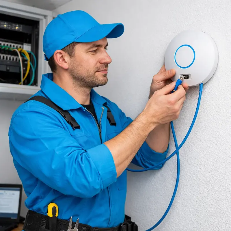 Подключение точки доступа в посёлке Электроугли