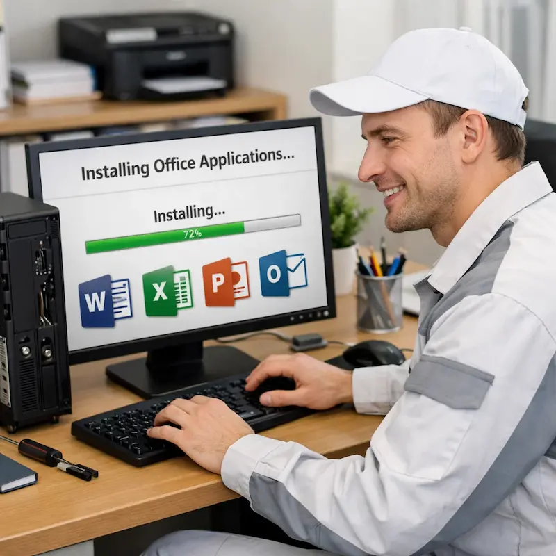 Установка и настройка программ на компьютере в посёлке Электроугли