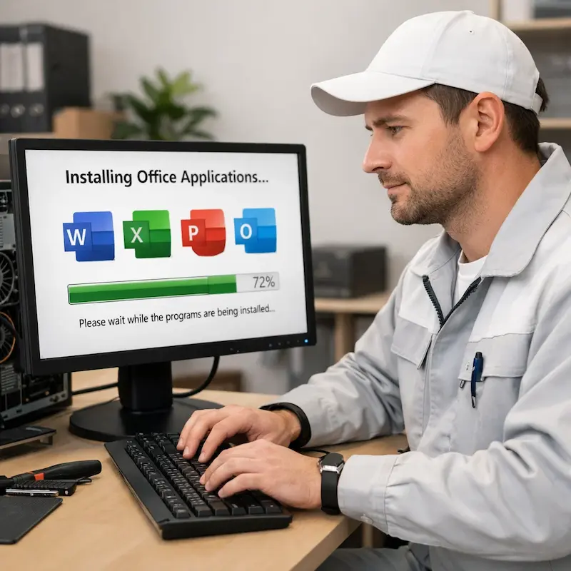 установка офисных программ на компьютер в посёлке Электроугли