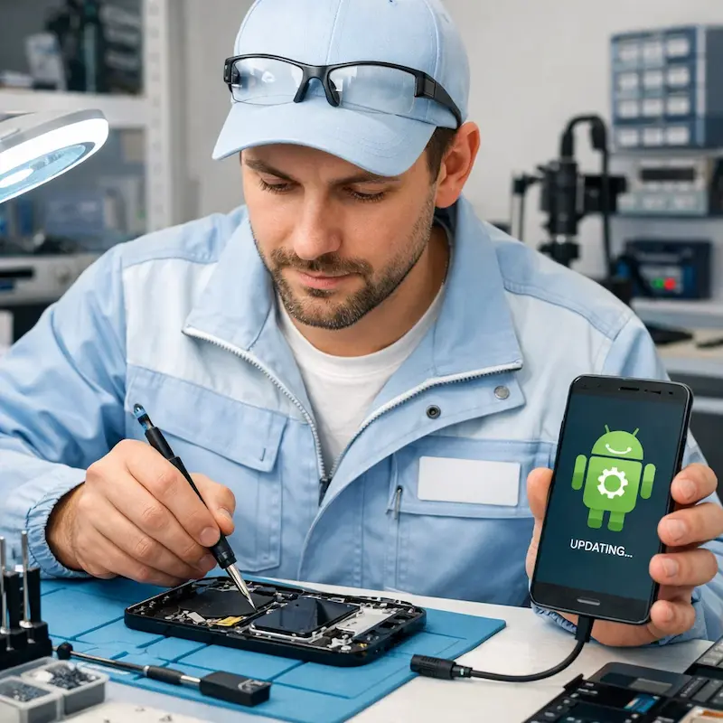 Настройка системы Android в посёлке Электроугли