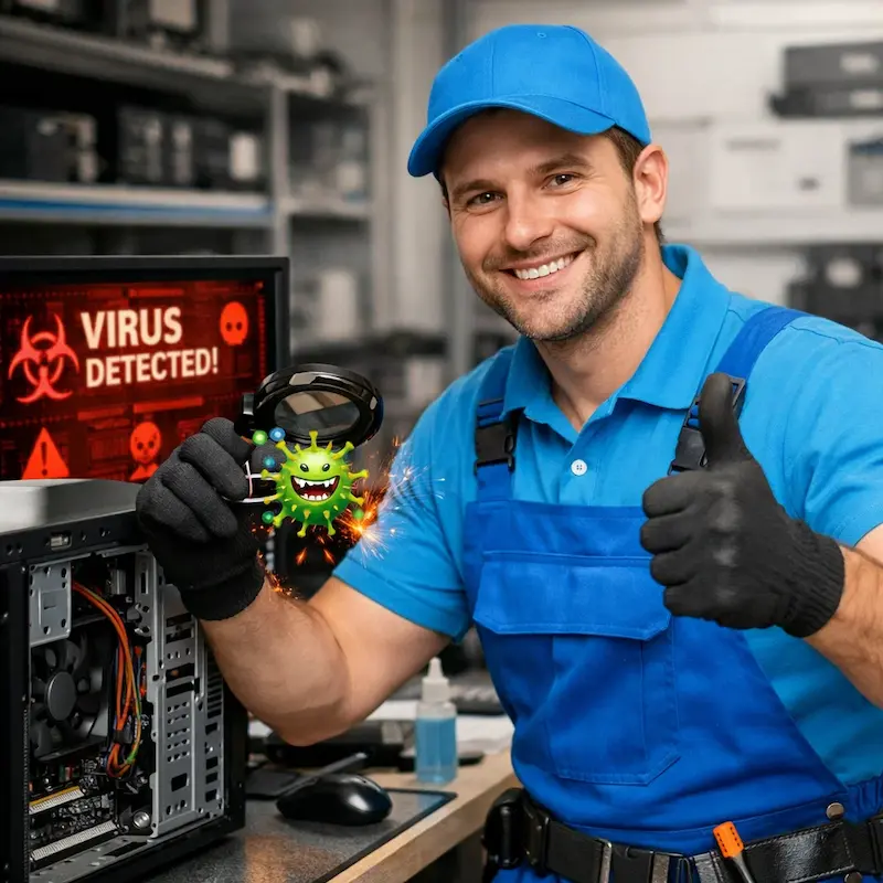 Удаление вирусов с компьютера в посёлке Электроугли